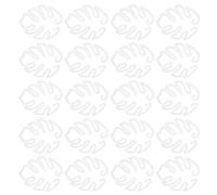 SHINEOFI 20 Pièces Supports pour Plantes Grimpantes Monstera en Plastique Transparent, Tuteurs à Fleurs pour Intérieur, Maintien Vertical des Tiges et Prévention du Renversement