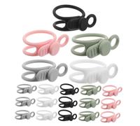 SHINEOFI 20 Pièces Vies De Gestion Des Câbles Silicone Organisateur De Cable Rangement Cable Silicone