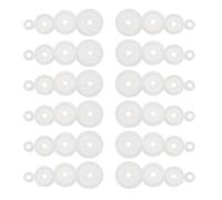 SHINEOFI 200 Pièces Bouchon de Flacon Plastique Réutilisable et Étanche avec Trou de 4,4mm Dimensions 2,70x1,70x1,00 Cm Adapté pour Laboratoire et Pharmacie Hospitalière