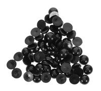 SHINEOFI 200 Pièces Flat Back Doll Eyes for Plush Doll Craft Supplies Half Round Plastic Eyes for DIY Amigurumi Crochet and Stuffed Animals