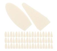 SHINEOFI 200 Têtes D’Éponge À Dessiner Gommes À Dessin Et Estompeurs pour Croquis Embouts Biseautés De Rechange pour Rehauts Ombres Et Corrections Atelier Cours D’Art Maison