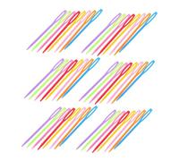 SHINEOFI 2000 Pièces Aiguilles Plastique Colorées à Œil pour Couture et Tricot Aiguilles Émoussées Sécurisées pour Fil à Tricoter Outils et Faciles à Enfiler pour Débutants et Loisirs