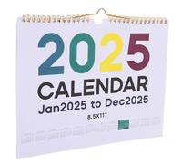 SHINEOFI 2025 Wall Calendars Jan. 2025-2025 December Daily Calendar 12 Monthly English Hanging Planning
