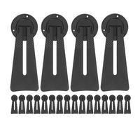 SHINEOFI 20pcs Chevalet à Cadre Photo en Plastique Noir, Support Arrière Robuste et Facile à Installer pour Cadres Photo sur Table et Boutiques