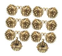 SHINEOFI 20pièces Cloches De Noël Décoratives à Fabriquer Soi-même Petites Cloches Suspendues Style Rétro Pour Sapin De Noël Et Loisirs Créatifs