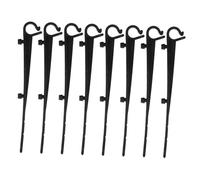 SHINEOFI 20Pièces Lot de Clips de Fixation pour Gouttière Plastique Noir Accessoires de Maintenance pour Gouttières avec Design Élégant et Installation