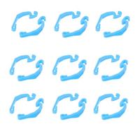 SHINEOFI 24 Clips de Fixation Latéraux en Plastique Robuste pour Cages Petits Animaux Connecteurs 68X15 CM Bleu Attaches Universelles pour Lapins Hamsters Oiseaux - Accessoires