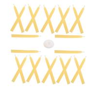 SHINEOFI 24 Pièces Bougie de Relaxation Cire Abeille Naturelle Mini Bougie pour Détente Exercices Spirituels et Prière Durée de Combustion Prolongée
