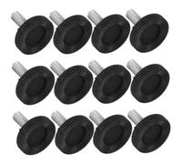 SHINEOFI 24 pièces Patins de Meubles Réglables Antidérapants pour Chaise et Table Coussinets de Nivellement Robustes Fer et Plastique pour Protection Sol et Stabilité