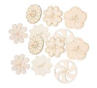 SHINEOFI 24 pièces Toupies à Décorer DIY Jouets Gyroscope Inachevés pour Activité Manuelle Garçon Fille Formes Variées pour Peinture et Bricolage Créatif