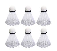 SHINEOFI 24 Pièces Volant de Badminton en Plastique Mousse Blanc