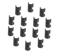 SHINEOFI 24pièces Clips De Fixation pour Étagère Fil Pinces De Serrage Remplaçables pour Étagères Assurent Stabilité Et Protection Anti-dérapante