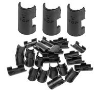 SHINEOFI 24pièces Clips Fixation Étagère Serrage Robuste à Installation Facile Maintien Stable pour Supports Filaires