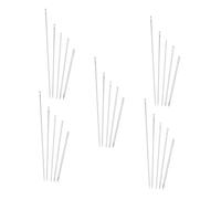 SHINEOFI 25 Pièces Aiguilles à Coudre Longues et Grandes Œillets Ensemble Métallique Résistant pour Couture Manuelle Réparation Tissus Épais Quilting et Artisanat