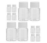 SHINEOFI 25 Pièces Bouteille Plastique Transparente Rangement de 80ml pour