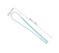 SHINEOFI 25 Pièces Filon passer par filet outil de thread facile filetage à cordon de sac remplacement du cordon de jogging outil de réparation de vêtements Plastique Ciel bleu