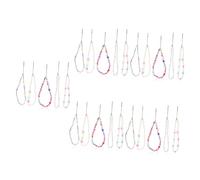 SHINEOFI 25 pièces Lanières Téléphone Portable Perles de Mode Bracelets Poignet Suspendus Accessoires Perte pour Smartphones Décoration Unique et Durable