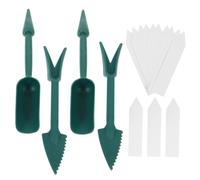 SHINEOFI 2ensemble Lot de Outils De Plantation Outil De Transplantation pour Semis Pelle à Terre Et Seau pour Déplacement De Terre Brosse De Nettoyage Incluse