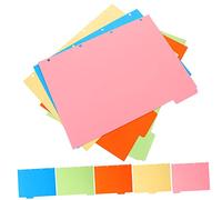 SHINEOFI 2ensembles Intercalaires Pour Classeurs à Levier Lot De Diviseurs Colorés Perforés Avec Onglets Écriture Organiseurs Durables Pour Dossiers Et Cahiers