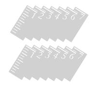 SHINEOFI 2ensembles Toise Murale Pour Garçon Fille Lot De Pochoirs Réutilisables Plastique Outil De Mesure Pour Tout-petits Et Adolescents