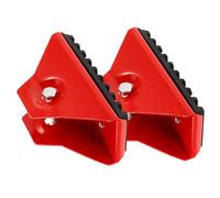 SHINEOFI 2pcs Coussins pour Pied D'échelle en Alliage D'aluminium et Caoutchouc Antidérapant, Protections Stables pour Usage Intérieur et Extérieur