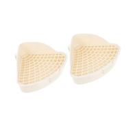 SHINEOFI 2pièces Bacs à Litière pour Lapins Deux Adaptés pour Petits Animaux avec Fond Filtrant Et Plastique Réutilisable