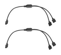 SHINEOFI 2pièces Câble Répartiteur RGB pour Carte Mère vers Broches Rallonge De Câble Interne Compatible avec Divers Périphériques Argb