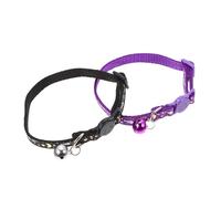 SHINEOFI 2pièces Collier Réfléchissant pour Chat Phosphorescent Ajustable Lot de Accessoires pour Animaux