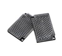 SHINEOFI 2pièces Composant de Faisceau Photoélectrique Réflecteur pour Capteur Photoélectrique Panneau Rétroréfléchissant pour Système de Faisceau Accessoire Automatisation Industrielle