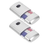 SHINEOFI 2pièces Crayons De Peinture Visage Usa Stick Pour Événements Patriotiques Maquillage Sportif Et Fêtes Nationales Peinture Lavable Rouge Blanc Et Bleu