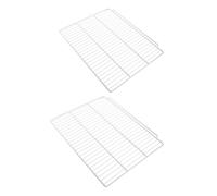 SHINEOFI 2pièces Étagères De Congélateur Métalliques Séparateurs Pour Réfrigérateur Rechanges Pour Armoire De Stockage Cadre Horizontal Séparateur