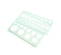 SHINEOFI 2pièces Gabarits De Dessin Transparents De Modèles Géométriques Pour Artistes Règles De Traçage Et Pratiques Pour Dessins Précis