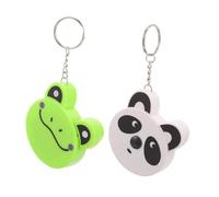 SHINEOFI 2pièces Mini Ruban Rétractable Ruban Métrique Portable Outil De Mesure Avec Pendentif Mini Règle à Pour Porte-clés à Mesurer Pour Usage Quotidien