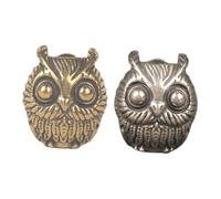 SHINEOFI 2pièces Pendentif Hibou Laiton Perles Espacement Forme De Hibou Pour Projets De Bricolage Bijoux Faits Main Et Accessoires Décoratifs