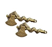 SHINEOFI 2pièces Pendentif Porte-clés Dragon Décoration Intérieure Petit Ornement Laiton Diy