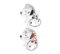 SHINEOFI 2pièces Porte-clés Collecteur de Poils pour Chien Chat Souvenir Commémoratif Animalier Compact et Transparent pour Voyages et Quotidien