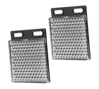 SHINEOFI 2pièces Réflecteur Carré Rétroréfléchissant Capteur De Faisceau Photoélectrique Panneau Réflecteur pour Systèmes Rétroréfléchissants Outils Réfléchissants