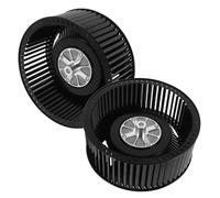 SHINEOFI 2pièces Roue Filtrante de Remplacement pour Hotte Filtre à Turbine de Ventilation Roue à Air pour Moteur de Hotte Aspirante Accessoire de Réparation pour Ventilateur Extraction