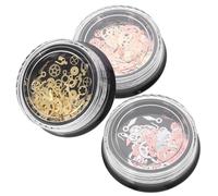 SHINEOFI 3 Boîtes Engrenages Steampunk Métal Vintage Breloques Pour Bijoux Pendentif Artisanat Diy Décoration Rouage Alliage