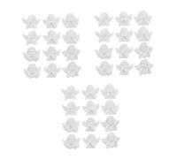 SHINEOFI 3 Ensembles Lot Miniature Ange Baroque Figurine Résine Diy Accessoires Décoration Étui Téléphone Bricolage 48 Pièces * 3