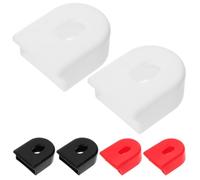 SHINEOFI 3 Paires Protections de Manivelle en Silicone pour VTT, Protège Le Boîtier de Pédalier et Prolonge la Durée de Vie, Accessoire Vélo Pratique en Montagne