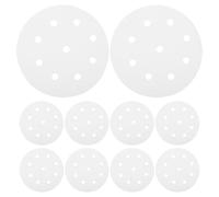 SHINEOFI 3 Paquets de Papier Sulfurisé Perforé 11 Cm X 11 Cm Doublure Antiadhésive et Résistante la Chaleur pour Panier Vapeur Bambou Tapis de Cuisson Vapeur pour Friteuse à Air