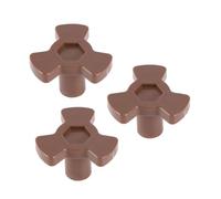 SHINEOFI 3 pièces Accessoire Plateau Tournant Micro-ondes Y Plastique Support Coupleur Résistant pour Four à Micro-ondes Patin Rotatif Rechange