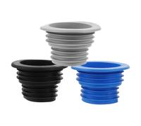 SHINEOFI 3 Pièces Bague D'Étanchéité Silicone pour Tuyau De Vidange Machine À Laver Anti-Odeur Joint Étanche Anti-Retour Protection pour Cuisine Salle De Bain Buanderie