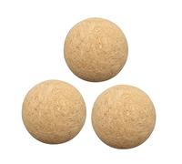 SHINEOFI 3 pièces Balles de Football de Table Liège Remplaçables Accessoire Foosball à Usure pour Jeu de Football Miniature sur Table