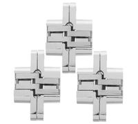 SHINEOFI 3 Pièces Charnières Invisibles Robustes Charnières Dissimulées Haute Résistance pour Portes et Meubles Installation Silencieuse Facile Optimisation pour Armoires et Cloisons