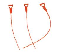 SHINEOFI 3 pièces Déboucheur Cheveux Évier Flexible Abs Outil de Nettoyage Canalisation Cuisine Salle de Bain Drain Clog Remover