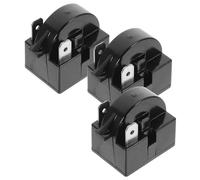 SHINEOFI 3 Pièces Insert de Démarrage pour Réfrigérateur 220V Relais de Démarrage pour Compresseur et Congélateur Protection de Surcharge Matériau ABS Facile à Installer