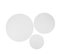 SHINEOFI 3 Pièces Lot de Cadres Ronds Toile Coton Épaisse Châssis Circulaires Tendus pour Peinture à Lhuile Surface Texturée Fine pour Meilleure et Conservation des Couleurs pour Artistes
