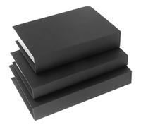 SHINEOFI 3 pièces Lot de Faux Décoratifs Simulés Noir Ornements Légers et Réalistes pour Décoration Intérieure Luxe Étagères Table Basse et Bureau